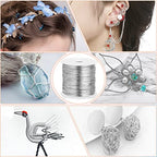 cridoz 20 Gauge Stainless Steel Wire for Jewelry Making, Baling Wire for Craft and Jewelry Making - size: 20 Gauge