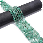 BEADIA Irregular Natural Green Aventurine Jade Stone Loose Semi Gemstone Beads for Jewelry Making 5-8mm 38cm - color: Green Aventurine Jade, size: 5-8mm 38cm
