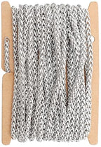 THREENEST 16.4-Feet Width 3mm Stainless Steel Wheat Chains, Permanent Craft Braided BSK Chains for Necklace Bracelet Earring Jewelry Making - color: Stainless Steel, size: Wheat Chains(Width 3mm)