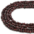 5-8mm Natral Healing Gemstone Waist Bracelets Necklace Kit Irregular Stone DIY Crafts Design Jewelry Making 1 Strand per Bag Approxi 34 inch (Red Garnet Chips) - color: Red Garnet Chips