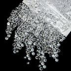 qiipii 620PCS 6mm Transparent Clear Resin Rhinestones Flatback Jelly Resin Stones Bulk SS30 Diamonds Gems Charms Supplies for Nails Face Eyes Makeup Body Tumblers Mugs Bottles DIY Crafts Shoes Clothes - color: Transparent, size: 6mm Bulk