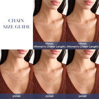 IEFWELL S925 Sterling Silver Chain Necklace for Women - 1.5mm Sterling Silver Twisted Rope Chains, Hypoallergenic Soft Sturdy Necklace 16 18 20 22 24 26 Inches Jewelry Gifts for Women Men - size: 18 Inch