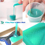BBDINO Silicone Mold Making Kit, Super Elastic Liquid Silicon for Mold Making, N.W. 21.2 oz, 1:1 by Volume, Jade Green, Ideal for Casting Silicone Molds for Resin/Plaster/Wax/Jewelry etc. - color: 21.2 Oz Jade Green