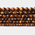 6mm 60pcs Natural Iron Yellow Tiger Eye Stone Beads for Jewelry Making Healing Energy Beads DIY Bracelet Necklace (6mm, Iron Yellow Tiger Eye Stone) - color: Iron Yellow Tiger Eye Stone, size: 6mm