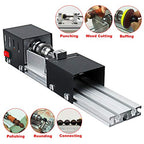 YWY Mini Lathe Machine Tool DIY Woodworking Wood lathe Milling machine Grinding Polishing Beads Drill Rotary Tool Set, 2.76 x 6.3inch, 12-24V 96W，7 Speeds