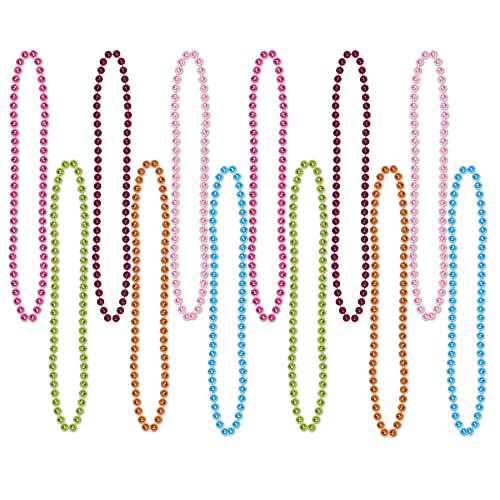 Party Beads - Small Round - size: 12-Pack, style: Bright (12-Pack)