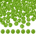 MECCANIXITY 400pcs Czech Faceted Bicone Beads 8mm Glass Spacer Bead Bulk for Jewelry Making & DIY Craft, Grass Green - color: Grass Green