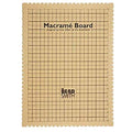 The Beadsmith Macrame Board, 11.5 x 15.5 inches, 0.5-inch-Thick Foam, 10x14 Grid for Measuring, Bracelet Project with Instructions Included, Create Macrame and Knotting Creations - size: 14 Inches X 10 Inches