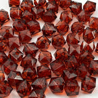 300pcs 8mm Acrylic Cube Square Faceted Acrylic Beads with Hole Plastic Spacer for Bracelets Necklace Earring Making Supplies (Deep Coffee) - color: Deep Coffee, size: 8mm