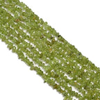 3-5mm Natural Green Peridot Gemstone Chips Loose Beads Semi Precious for Jewelry Making DIY Handmade Craft Supplies 1 Strand per Bag Approxi 32" - color: Green Peridot