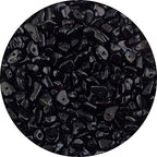 Natural Chip Stone Beads Black Obsidian Onyx 5-8mm About 400pieces Irregular Gemstones Healing Crystal Loose Bead Hole Drilled DIY for Bracelet Jewelry Making Crafting (5-8mm, Black Obsidian Onyx) - color: Black Obsidian Onyx