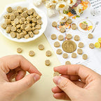 Airssory 100 Pcs Handmade Polymer-Clay Food Biscuits Cookie Beads Spacer for Bracelets Jewelry Necklace Earring Making - color: Biscuits Cookie Beads_100 Pcs