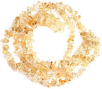 Genuine Citrine Chips Gemstone Beads 5-8mm Irregular Shaped Crystal Chip Stone Loose Bead for Jewelry Making 1 Strand 32" - color: Citrine