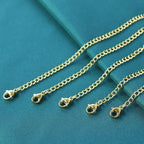 10Pcs Stainless Steel Necklace Extender Chain Links, Gold Necklace Extenders for Bracelet Anklet Stainless Steel Chain Extenders for Jewelry Making 2in 3in 4in 5in 6in (10 Gold) - color: Gold 10pcs