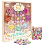 Story Magic Wooden Flower Bead Set, Over 300 Large Hole Wood Beads & Charms for Beading Bracelets, Bracelet Making Kit, Flower Bracelet Kit, Whimsical Bracelet Charms, Storage Tray Included, Ages 4+ - size: Large, style: Flower Bead Set