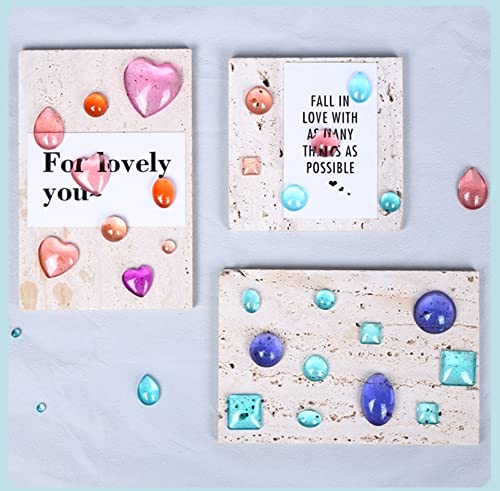 2 Pcs Gem Jewelry Casting Mold,Resin Jewelry Casting Molds for Making Earrings Jewelry Making Crafting Projects (Large) - color: mix-large