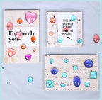 2 Pcs Gem Jewelry Casting Mold,Resin Jewelry Casting Molds for Making Earrings Jewelry Making Crafting Projects (Large) - color: mix-large