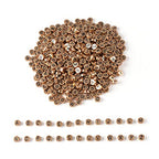 Amaney 600Pcs 7x4mm Rose Gold Round Acrylic Letter Beads Alphabet Letter Beads for Jewelry Making Bracelets Necklaces Key Chains - color: RoseGold&Black