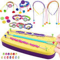 Bracelet Making Kit for Girls 6-12, Friendship Bracelet Beads Elastic String DIY Arts & Crafts Bulk Toy Set, Jewelry Maker Tool, Popular Christmas Birthday Gifts for Kids Ages 7 8 9 10 11 (169PCS) - style: 169PCS