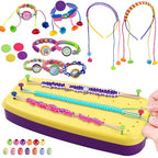 Bracelet Making Kit for Girls 6-12, Friendship Bracelet Beads Elastic String DIY Arts & Crafts Bulk Toy Set, Jewelry Maker Tool, Popular Christmas Birthday Gifts for Kids Ages 7 8 9 10 11 (169PCS) - style: 169PCS