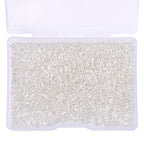 BEADIA Silver Plated Jump Rings Non Tarnish 4mm 900pcs for Jewelry Making Findings - color: Silver, size: 0.5x4mm