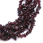 HAAMIIQII 4-6mm Natural Garnet Chips Irregular Chip Stones Loose Gemstone Energy Healing Beads for Jewelry Making 30 Inch Strand - color: Garnet