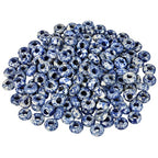 SUNYIK Sodalite Large Hole (6mm) Rondelle Loose Charms European Bead fits Bracelet,Jewelry Makings Pack of 20 - color: Blue-Sodalite, size: 14x8mm