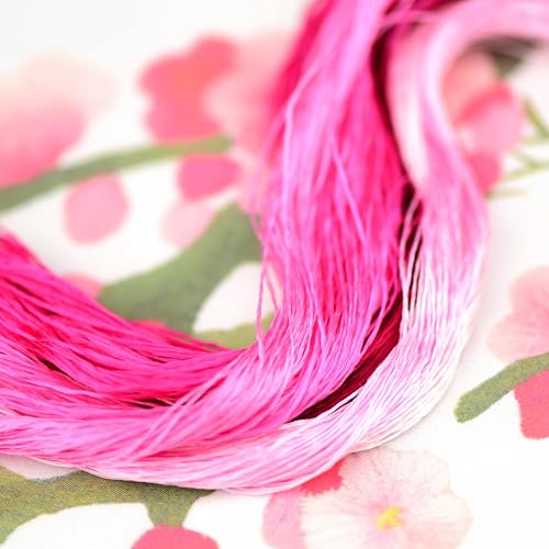 Natural 100% Mulberry Handmade Embroidery Silk Thread Silk Floss (39) - color: 39