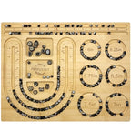 Petoysoso Bead Board for Jewelry Making, Bamboo Beading Board for Jewelry Bracelet Making, Bracelet Bead Board, Beading Trays Jewelry Design Mats for Bracelet, Necklace, Jewelry Making 15x11.5x0.5 in - size: Necklace-L