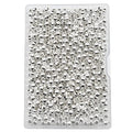 500 Pieces 5mm Silver Iron Metal Spacer Bead Round Loose Beads - size: 5mm