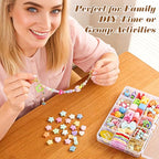Ecoofor 561 Pcs Keychain Making Kit - Includes 30 Keychain Clips, 40 Extender Chains, 178 Charms, Beading Accessories, Jewelry Pliers - DIY Bag Charms & Jewelry Craft Kit Supplies - color: 8 Styles Ultimate Set