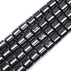HAAMIIQII 50pcs 8mm Natural Black Hematite Loose Gemstone Beads Drum Shape Spacer Stone Beads for Jewelry Making DIY Bracelets Necklaces Crafting - color: Drum Shape, size: 8mm
