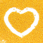 8/0 Glass Seed Beads Bulk, Orange-Yellow 3mm Tiny Round Craft Seed Bead, Small Mini Pony Beads for Jewelry Making Bracelet Necklace Wrist Beading Weaving Supplies, 2500pcs - color: Orange-Yellow