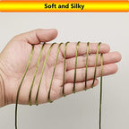 2 mm 330 Feet Satin Nylon Cord String for Jewelry Making Bracelet Necklaces Beading Thread Rattail Macrame Kumihimo Chinese Knot Craft - size: Green
