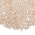 Iridescent Glass Tiny Bubble Beads, 0.4-3mm 20g No Hole Micro Mini Round Champagne Water Droplets Beads - Applications: for Resin Filler, Nail Art, Dollhouse Bath Tub, 2-Pieces - color: Champagne, size: φ0.4-3mm