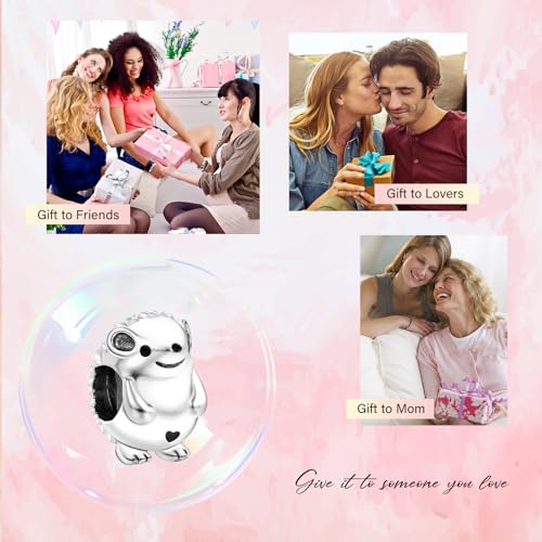 S925 Bead Dangle Charms for Bracelets Necklaces, Compatible with Pandora, Jewelry Making - style: Hedgehog Charms