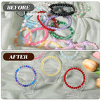 20 Pcs Acrylic Bracelet Display, Clear Bracelet Display Stand, Bracelet Display Stand For Vendors, Bracelet Holder Bangles Organizer For Store, Showcase And Home Storage