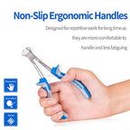 SPEEDWOX Long Reach End Nippers 5-1/2 Inches Mini End Cutting Pliers Fine End Cutters Precision Functional Wire Cutter for Jewelry Making Carpenter Construction Tools Nail Remover Mini Nippers - style: End Nippers