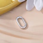 925 Sterling Silver Double Opening Lobster Clasp, Necklace Bracelet Anklet Jewelry Extender Clasp for DIY Jewelry Making (Style 5-1pc) - style: style 5-1pc