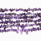 7-8mm Natural Amethyst Gemstone Chips Loose Beads Semi Precious for Jewelry Making DIY Handmade Craft Supplies 1 Strand per Bag Approxi 34" - color: Amethyst Chips
