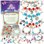 Charm Bracelet/Jewelry Making Kits for Kids Girls,Unicorn Birthday Gifts,Arts Crafts Toys for 5 6 7 8 9 12 Years Old Girls