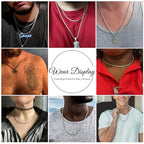Twist Chain Necklace - Stainless Steel Rope Jewelry for Men & Women - size: 34 Inches, style: 1.5 mm width