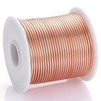 12 Gauge Copper Aluminum Craft Wire (105FT) - Anodized for Jewelry Making, Beading Floral, Plant Gardening, Sculpting & Modeling Craft Wire (Copper Tone #4, 2mm) - color: Copper Tone #4