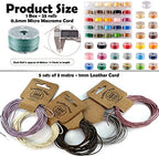Sabrikas Let Your Creative Spirit Run Free Metallic Leather Boho Macrame Wrap Crystal Glass DIY Bracelet Jewellery Making Kit with Video Tutorial Hobby for Teens to Adults