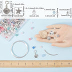 SUNNYCLUE 4 Sets Multi Layer Bracelet Making Kit Bohemian Wrap Bracelets Ocean Animal Charms Sea Turtle Starfish Shell Charm Summer Hawaii Glass Beads for Jewelry Making Kits Adults DIY Supplies - style: Ocean