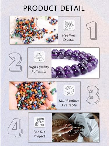 Jovivi 96pcs 8mm Round Amazonite Stone Beads for Jewelry Making - color: Amazonite