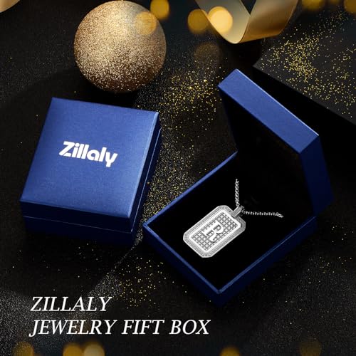 Initial Pendant Necklace Men Women Uppercase Silver Letter Diamond A-Z Stainless Steel Box 22 Inch - color: Silver-I