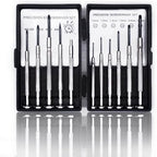 NSZETZ 11PCS Mini Precision Screwdriver Set, Small Tools with 11 Size Flathead and Phillips Kit, Professional Magnetic Repair Tool for Jewelry, Ring Doorbell, Watch, iPhone, Toys, Computer, Eyeglass - style: 11PCS