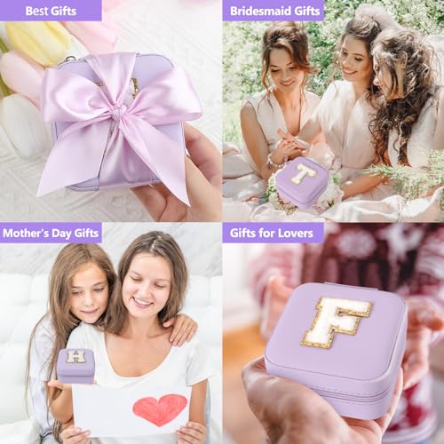 CHMI Purple Jewelry Box, Travel Jewelry Organizer, Women's Gifts - Birthday, Christmas - color: Purple, size: U