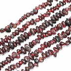 5-8mm Natural Red Garnet Gemstone Chips Loose Beads Semi Precious for Jewelry Making DIY Handmade Craft Supplies 1 Strand per Bag Approxi 34" - color: Red Garnet Chips
